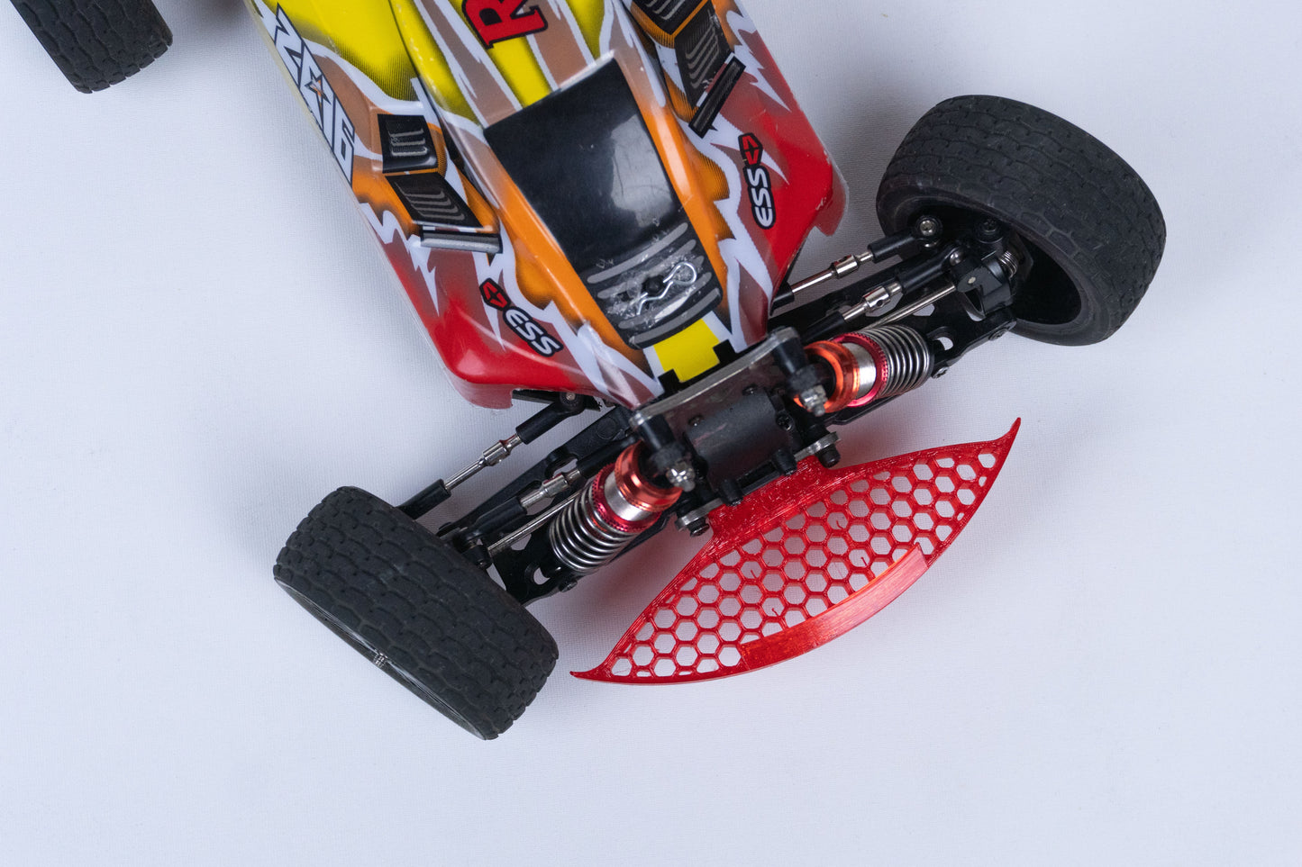 DIGITAL 3D FILES: ValRC Car Bumper Honeycomb | WLToys 1/12 & 1/14